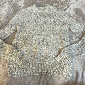 Prana sky meadow sweater in ivory and gray